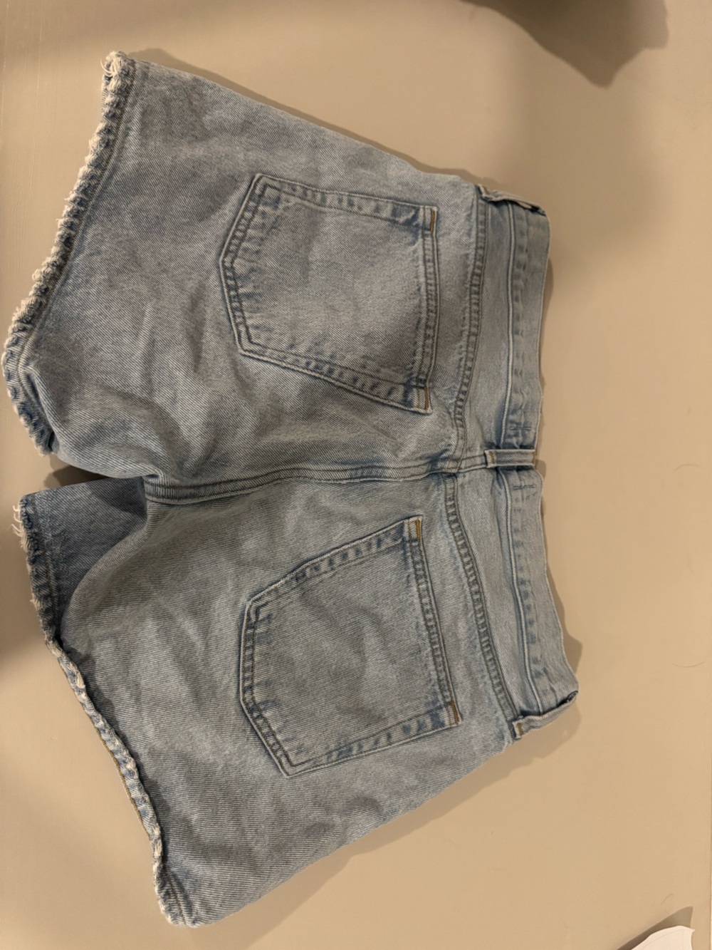 Agolde Parker long Denim Shorts - Picture 4 of 4